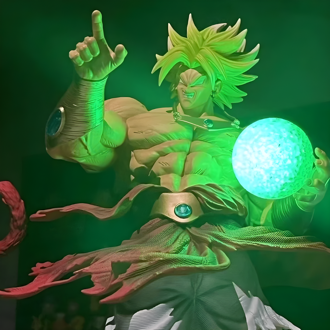 Set Completo Broly 50 cm + Bola de Energía