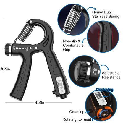 Hand Grip Strengthener 5-en-1